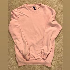 H&M men’s XS pink crewneck